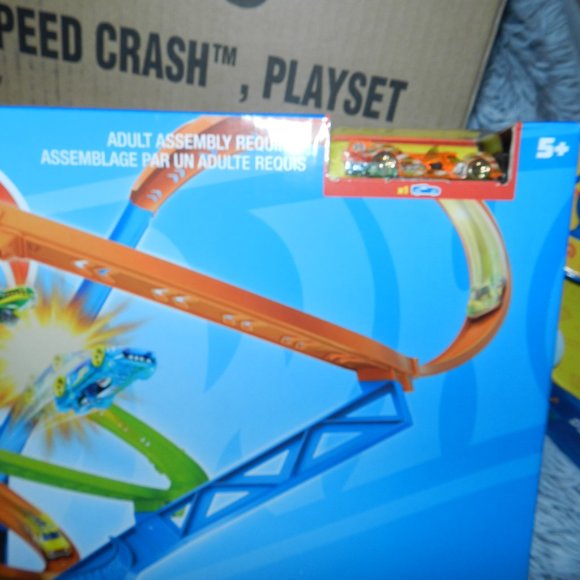 Hot Wheels Action Spiral Speed Crash Track Set Motorized Booster🆕⌚📦🏃💨🚚 - Picture 8 of 16